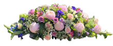 Load image into Gallery viewer, Soft Timeless Casket arrangement
