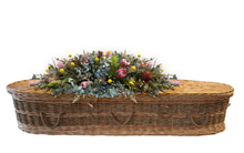 Load image into Gallery viewer, Native Celebration Casket arrangement