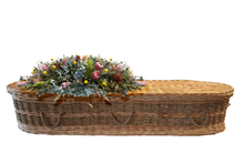 Load image into Gallery viewer, Native Celebration Casket arrangement