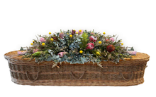 Load image into Gallery viewer, Native Celebration Casket arrangement