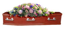 Load image into Gallery viewer, Soft Timeless Casket arrangement
